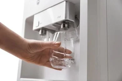 Aqua Jeevan technician servicing an RO unit